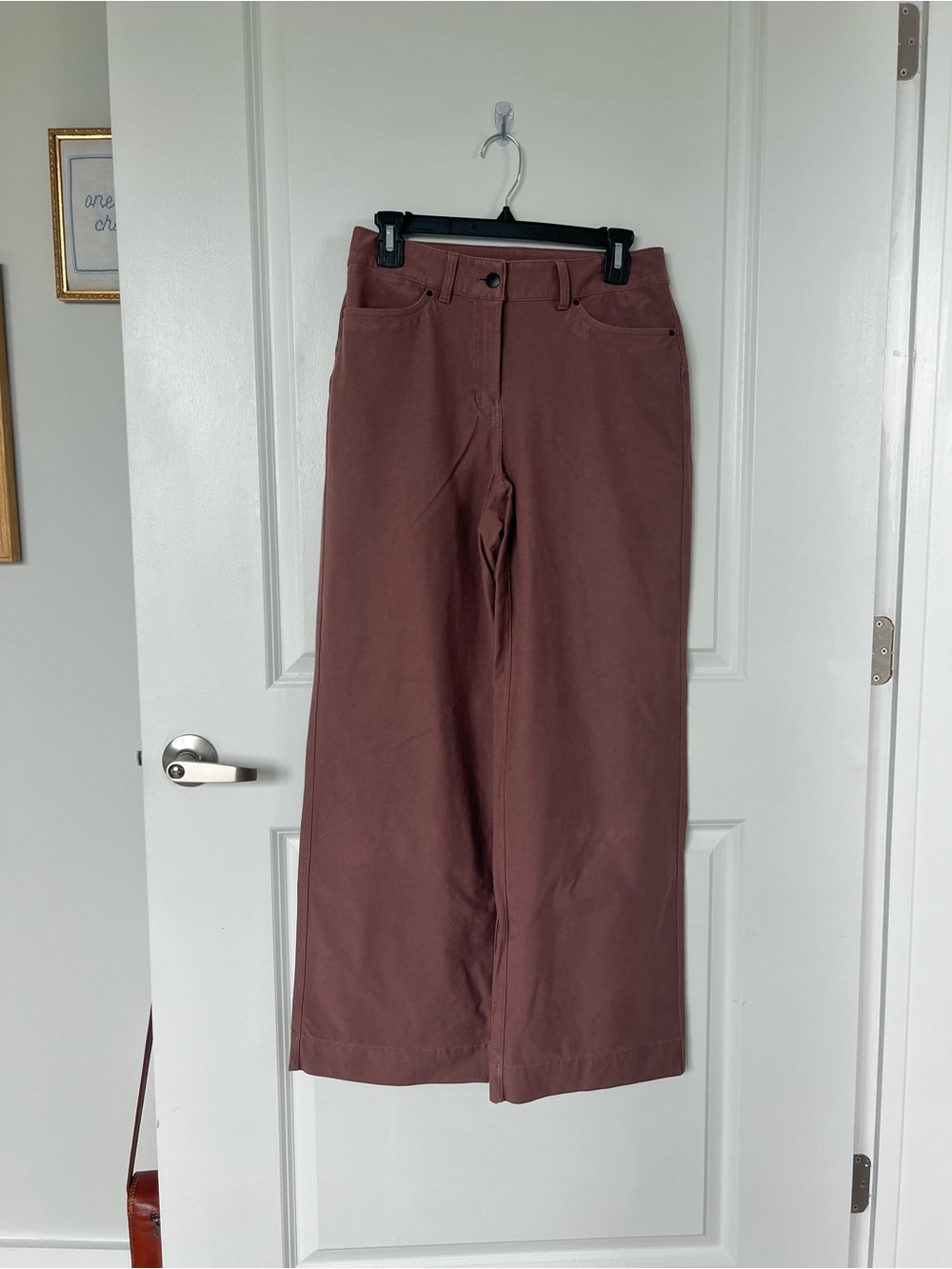 lululemon athletica Wide-Leg Pants in Mauve Brown
